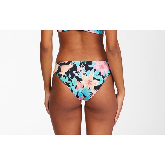 Billabong 🌺 Floral Reversible Sliding Tri | Lowrider Bikini Bottom 👙🏄🏼‍♀️🍍 - Picture 8 of 16